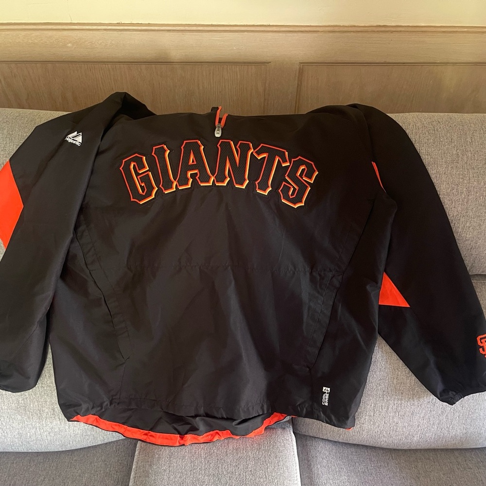 Majestic Black and Orange Jacket